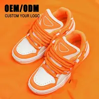 Wholesale Designer Sneakers Breathable Casual Shoes Lace-up Skateboard Shoes  - China Design Walking Shoes and L V Sneaker for Men Women price