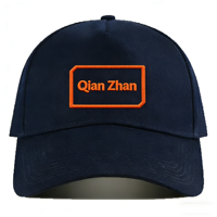 Casquette de baseball personnalisée à 5 panneaux, style urbain, sportive, classique, en jean brodé avec boucle métallique, image personnalisée pour entreprise