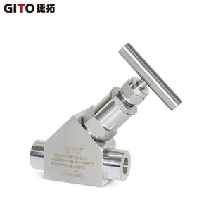 Válvula de Aguja Tipo Y de Alta Temperatura y Alta Presión 316L para Gas y Agua, Válvula de Raíz Tipo Y de Alta Presión - Product Image 3