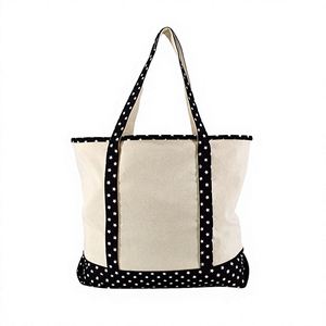 Custom Logo Eco-Friendly Cotton Canvas Tote Bag <b>Oversized</b> Weekender <b>Handbag</b> Letter Pattern Long Handle for Grocery Shopping Gift - Product Image 4