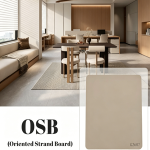 Grand stock de panneaux <span class=keywords><strong>OSB</strong></span> (Oriented Strand Board) personnalisables en couleur et en taille pour l'industrie du meuble, de l'emballage, de la construction et de la décoration - Product Image 5