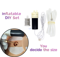 Coussinets de poitrine gonflables transgenres pour femme Cosplay homme à femme Coussinets de poitrine ajustables Taille Diy Silicone Femme Faux seins pour Mtf