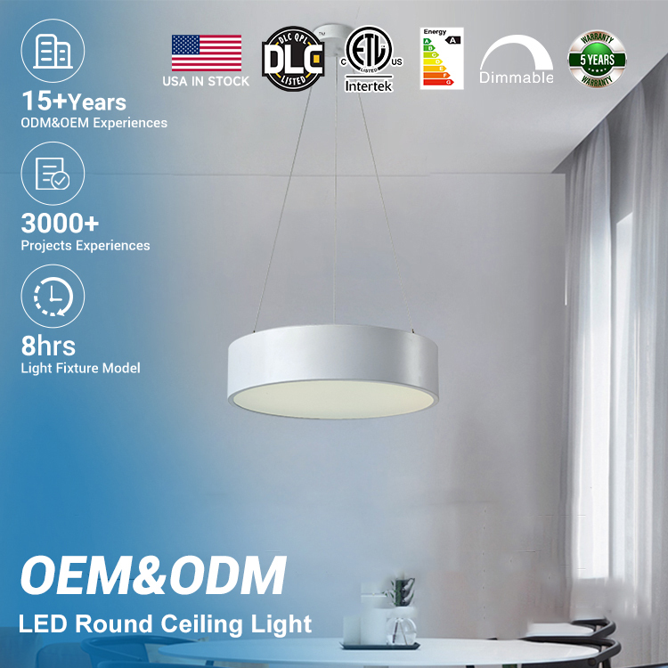 Modern ETL Aluminum Office Surface Mounted