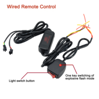 Feux d'urgence LED universels 12V/24V, synchronisables par câble, feux de remorque, feux de calandre pour voiture