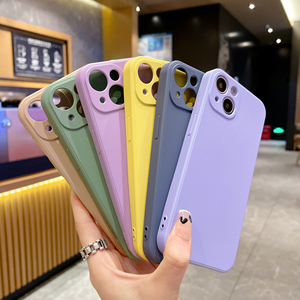<span class=keywords><strong>Coque</strong></span> de téléphone en silicone liquide souple de conception de base avec logo personnalisé en tissu TPU Compatible pour <span class=keywords><strong>iPhone</strong></span> 6 7 8 SE X XR <span class=keywords><strong>11</strong></span> 12 13 14 - Product Image 5