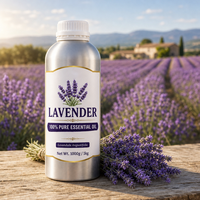 Huile de lavande pure à 100 % en gros, distillée à la vapeur, pour assainisseur de linge, produits de parfum d'intérieur, OEM