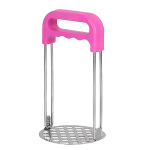 ที่บดมันฝรั่งสแตนเลส ด้ามจับสีน้ำเงิน สำหรับบดอาหารเด็ก อุปกรณ์ครัว - Product Image 3