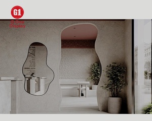 การออกแบบตกแต่งภายในร้านกาแฟสมัยใหม่ด้วยไฟ LED คุณภาพสูง |   ตู้โชว์ขนมหวานสำหรับร้านค้าและตู้โชว์กาแฟไม้สั่งทำ - Product Image 2