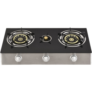Cocina de Gas Portátil de Doble Quemador con Vidrio Templado, Encendido Electrónico, Protección Contra Apagado de Llama, Clase de Eficiencia Energética, para Mesa - Product Image 1