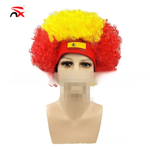 Gorros de Peluca con Banderas de Todos los Países, Personalizados, para Fanáticos del Fútbol, para Animar en Partidos de Fútbol - Product Image 4