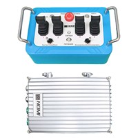 hydraulique joystick vanne directionnelle 4 leviers camion grue radio kits de télécommande intelligents