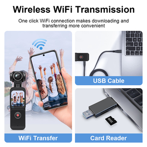 Caméra de Vlogging de sport de poche avec rotation motorisée 4K 30FPS vidéo rotatif écran HD de 1.69 pouces - Product Image 6
