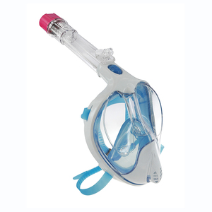 Mascarilla de buceo plegable de silicona, máscara bucal de cara completa con gran lente, personalizada, disponible, 180 - Product Image 3