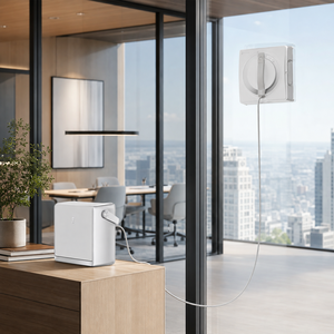 Nettoyeur de vitres robotisé ECOVACS W2 PRO OMNI avec station OMNI portable, aspiration de 800N, couverture de 55 m², pour usage domestique et hôtelier - Product Image 1