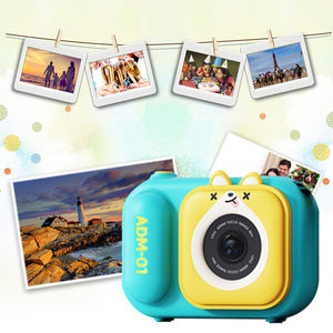 S11 Kids HD Digital Camera Blue Yellow Cartoon Design 2.4 Inch Screen Video Recording Point & <b>Shoot</b> Camcorder For Boys Girls - Product Image 3