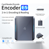 Sensor Codificador de Tarjetas Bluelock para la Aplicación TTLOCK, para Puertas de Aluminio/Madera, Tarjetas NFC MIFARE/CPU, Sistema de Cerradura Inteligente, Lector/Escritor de Llaves