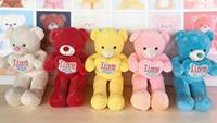Boneka Beruang Gemuk Kustom, Boneka Teddy Raksasa, Mainan Plushie Penghibur Pernikahan, Lapisan Jala, Hasil Akhir Dicuci, Warna Pink dan Biru