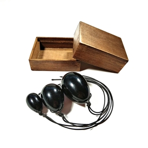 DIY, la mejor oferta, palillo de huevos de <span class=keywords><strong>Jade</strong></span> Yoni, 3 uds., cristal de cuarzo Natural perforado, huevos de <span class=keywords><strong>Jade</strong></span>, adornos de piedra para masaje, decoración de jardín - Product Image 6