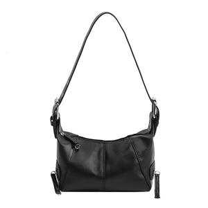 Bolso de Hombro con Cremallera y Remaches de PU, Diseño Exclusivo para Chicas Modernas, Estilo Urbano Retro Europeo Americano, Nuevo Modelo 2025 - Product Image 5