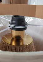 Tissé chanvre corde lampe de Table rotin chevet liseuse bohème osier pour salon chambre