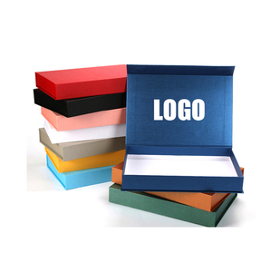 Xinrunjin Factory Custom Premium Cartón Cuadrado Rectángulo Libro Flip Top Cajas Cierre magnético resistente Cajas de papel de marca a granel - Product Image 1