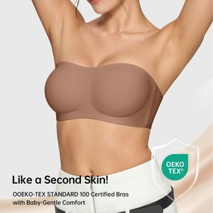 <span class=keywords><strong>Soutien</strong></span>-<span class=keywords><strong>gorge</strong></span> bandeau convertible en gel ultra-fin pour femmes grandes tailles, nouveau, sans couture, <span class=keywords><strong>invisible</strong></span>, sans fil, antidérapant, style tube top - Product Image 4
