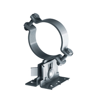 Collier de serrage pour suspension de tuyaux non isolés froids et chauds en acier au carbone électrogalvanisé