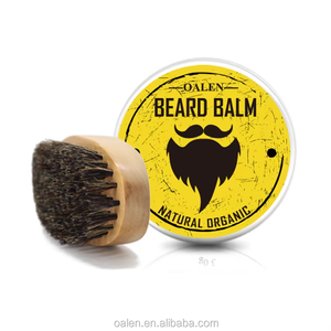 Kit Completo per la Cura della Barba Biologico a Marchio Privato con <span class=keywords><strong>Balsamo</strong></span> Nutriente, Cera Modellante, Spazzola in Legno e Astuccio Premium - Product Image 2