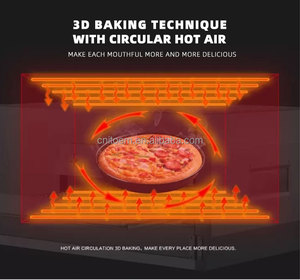 <span class=keywords><strong>Forno</strong></span> <span class=keywords><strong>Elettrico</strong></span> a Convezione d'Aria Calda con Nastro Trasportatore per <span class=keywords><strong>Pizza</strong></span>, per Ristoranti Fast Food Commerciali - Product Image 3