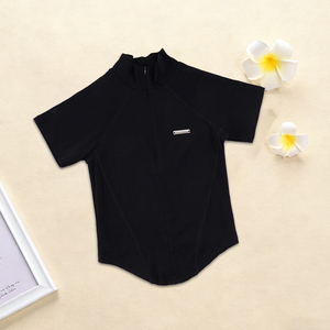 Women's Eco-Friendly Breathable Summer Short Sleeve Solid T-Shirt Minimalist Techwear Style Slim Fit Casual <b>Athletic</b> Metallic - Product Image 6