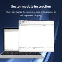 Módulo de Lector de Tarjetas RFID de 13.56Mhz, Módulo de Tarjeta IC, Puerto Serie UART, Módulo de Lectura y Escritura de Sector de Instrucciones Modificables