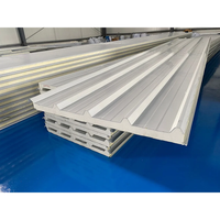 Panneaux muraux et de toiture isolés en mousse de polyuréthane Pur/Pu/Pir/Puf pour maisons préfabriquées, entrepôts et bâtiments en acier