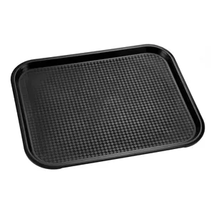 Factory Supply Non-Slip PP Serving Tray for Fast Food Restaurants Quick Service Tray