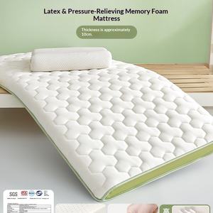 Housse de <span class=keywords><strong>matelas</strong></span> simple <span class=keywords><strong>en</strong></span> mousse à mémoire de forme et latex pour étudiants <span class=keywords><strong>en</strong></span> dortoir, coussin doux, mobilier de maison, literie pour <span class=keywords><strong>location</strong></span> - Product Image 6
