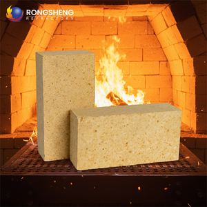 Ladrillo <span class=keywords><strong>Refractario</strong></span> de Alta Alúmina de Primera Calidad Rongsheng LZ-65 LZ-75, Ladrillo <span class=keywords><strong>Refractario</strong></span> de Alta Resistencia a 1770 °C para Hornos de la Industria Siderúrgica - Product Image 1