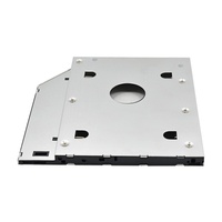 Supporto per HDD Secondario da 9,5mm, Caddy 2,5\" SATA per SSD Meccanico, Staffa in Alluminio Personalizzabile per Espansione Memoria Laptop