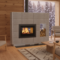 Cheminée électrique autoportante au design moderne pour appartement et chambre, haute efficacité, verre Schott, taille personnalisée, chauffage intérieur