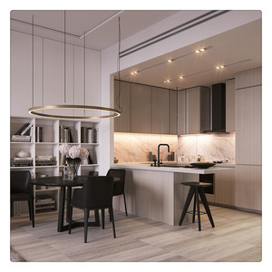2021 Vermonhouse Light <strong>Grey</strong> High Gloss Kitchen <strong>Cabinets</strong> Modern - Product Image 5