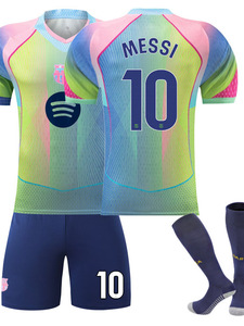 Conjunto de Uniforme de Fútbol de Malla para Niños, Edición Especial <span class=keywords><strong>Barcelona</strong></span> 2526, Camiseta de Yamal 10, Pedre 8, Rafinha 11, Rashford 14 - Product Image 2