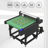5 "HD LCD Touchscreen Auto Feeding Servomotor Flach betts ch neider mit Förder tisch Flach betts ch neider Stanz maschine