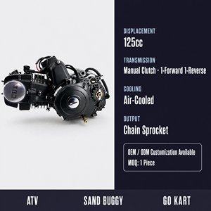 <span class=keywords><strong>Motor</strong></span> <span class=keywords><strong>de</strong></span> 125cc para ATV/Go Kart, <span class=keywords><strong>con</strong></span> Embrague Manual, 1 Avance y 1 Retroceso, Cilindro <span class=keywords><strong>de</strong></span> Aluminio, Venta al Por Mayor - Product Image 4