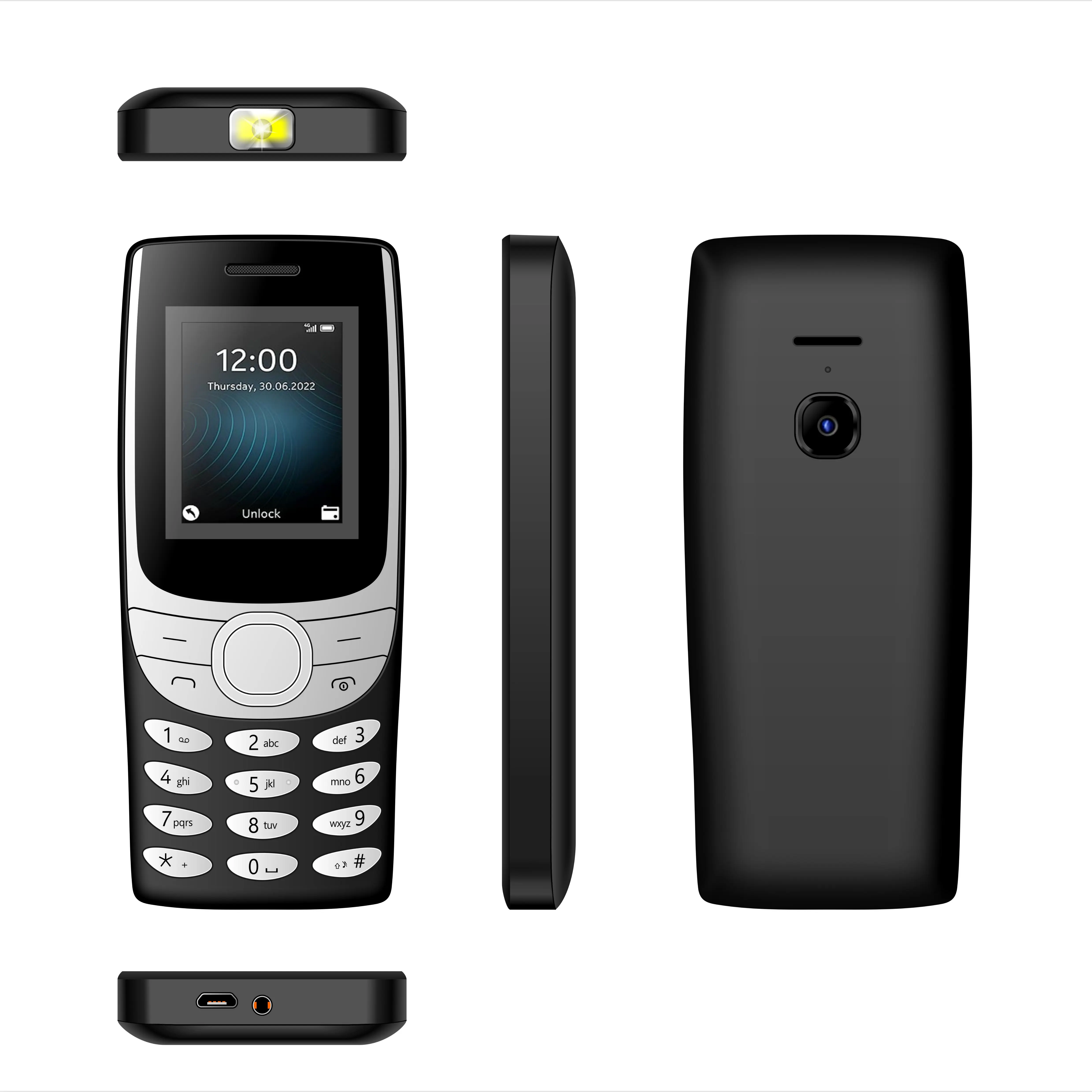Retro 2G GSM 1,77 Zoll Dual-Sim bunte Wahl Handy-Funktion Telefon GSM-Telefon