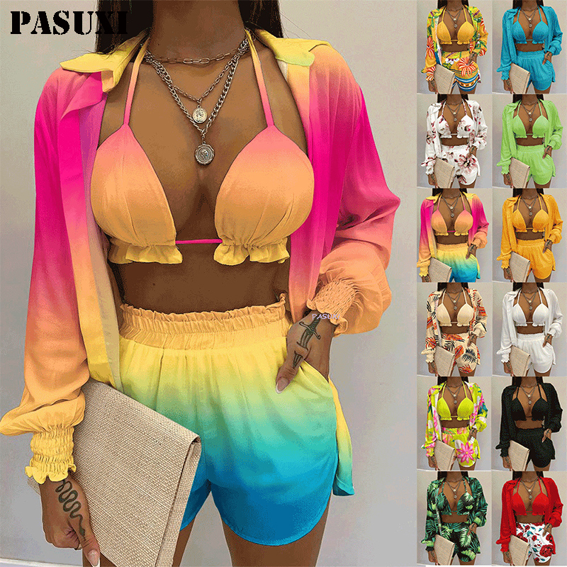 PASUXI High Waist Stretch Tights Shorts