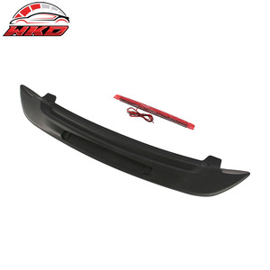 Convient pour Honda Fit 2006-2008, becquet de toit style LED, noir mat - Product Image 5