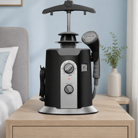Défroisseur Vapeur Numérique Multifonction 850W, Sèche-linge Vapeur et Air Chaud avec Porte-Vêtements Suspendu pour Chambre à Coucher