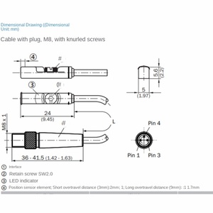 MZT8-03VPS-KR0 Alemania SICK Original Nuevo Sensor de Cilindro con Ranura en T de Fibra Óptica IP68 Carcasa de PC Número de Pedido 1044459 - Product Image 5