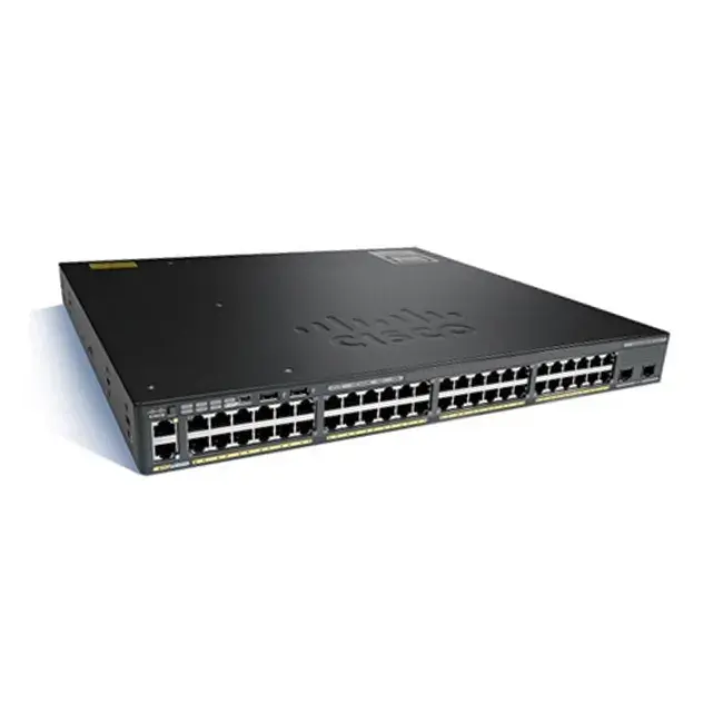 WS-C2960XR-48LPD-I 2960-XR serisi 48 GigE PoE 370W, 2x10G SFP +, IP Lite anahtarları