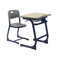 Fabricant de mobilier scolaire de haute qualité en gros, ensemble de bureau et de chaise pour étudiants, prix d'usine, table et chaise en bois