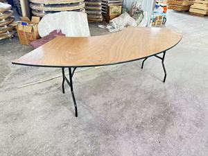 Đám cưới Serpentine gấp tổ chức sự kiện bảng có thể gập lại ban công bảng ngoài trời bằng gỗ Dã Ngoại bảng thiết lập cho các bên và các sự kiện - Product Image 4