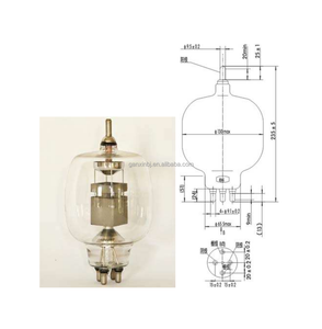 Vakuum-Elektronenröhre Hochfrequenz-Oszillationsröhre Elektronenröhre Glas-Triode 6T40 / TB4/1500 - Product Image 3
